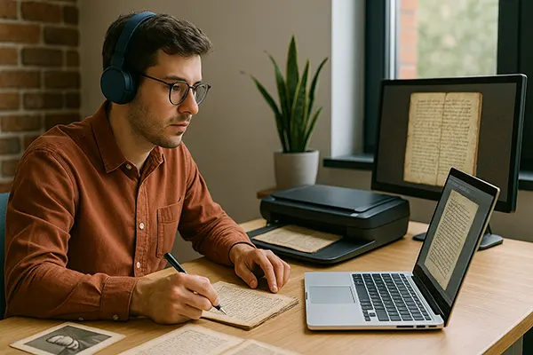 Remote digital archivist